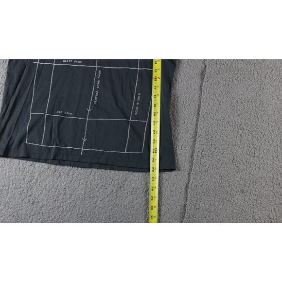 Golden Goose T Shirt Womens Small Gray Body Measurement GGDB 2015 Italy - Picture 7 of 7
